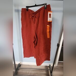 Jessica Simpson Rust Wide Leg Pants